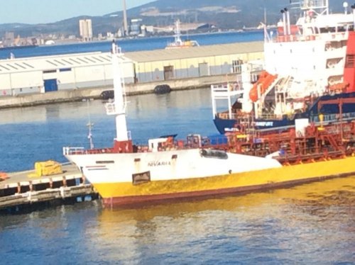 Chemical tanker too close for comfort